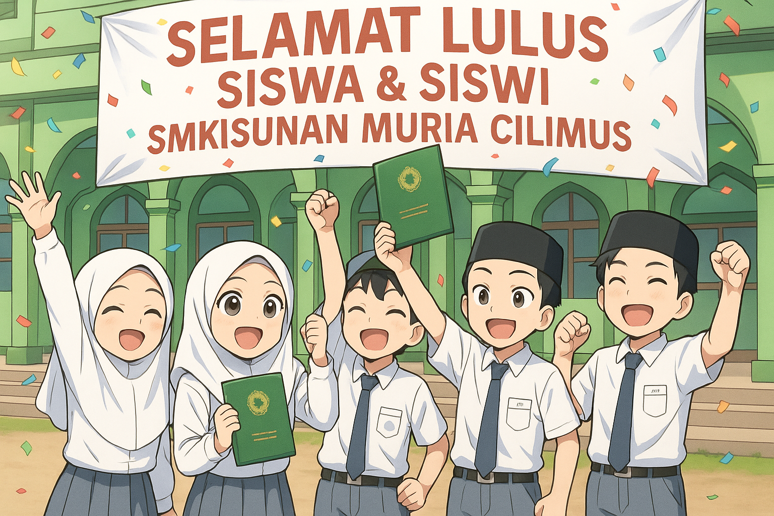 Kelulusan SMKI Sunan Muria Cilimus